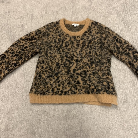 Madewell leopard print alpaca and wool sweater size large - Picture 6 of 6
